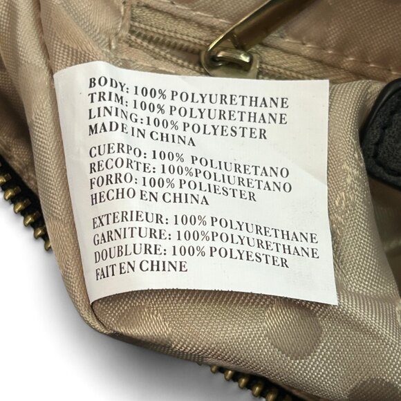 Madden Girl Crossboady Purse Gray Bag Zipper Pocket Inside Top Zipper Logo - Picture 8 of 13